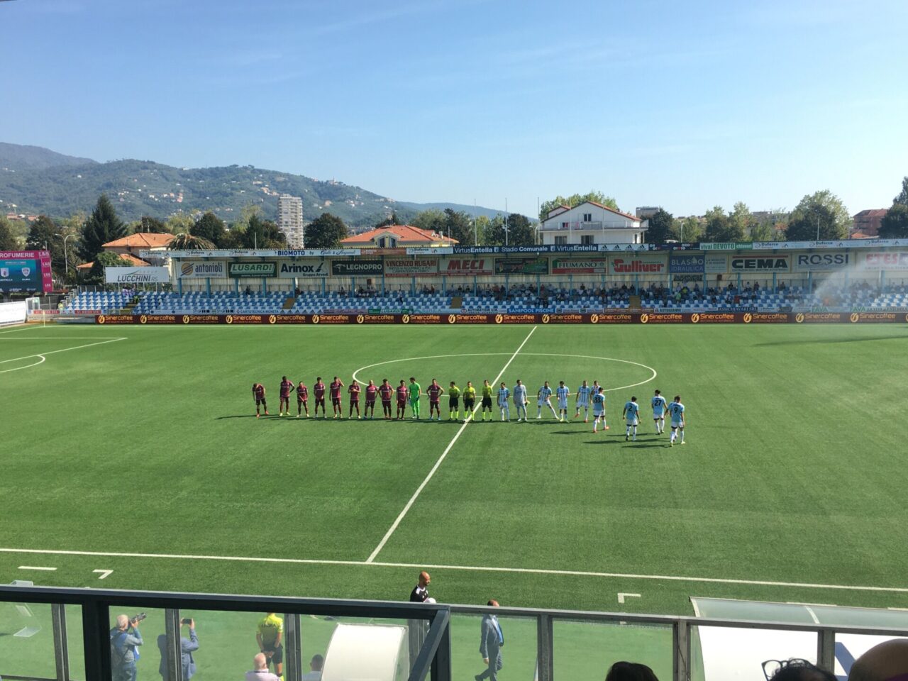 L’Entella si fa raggiungere dall’Olbia, pareggio al Comunale