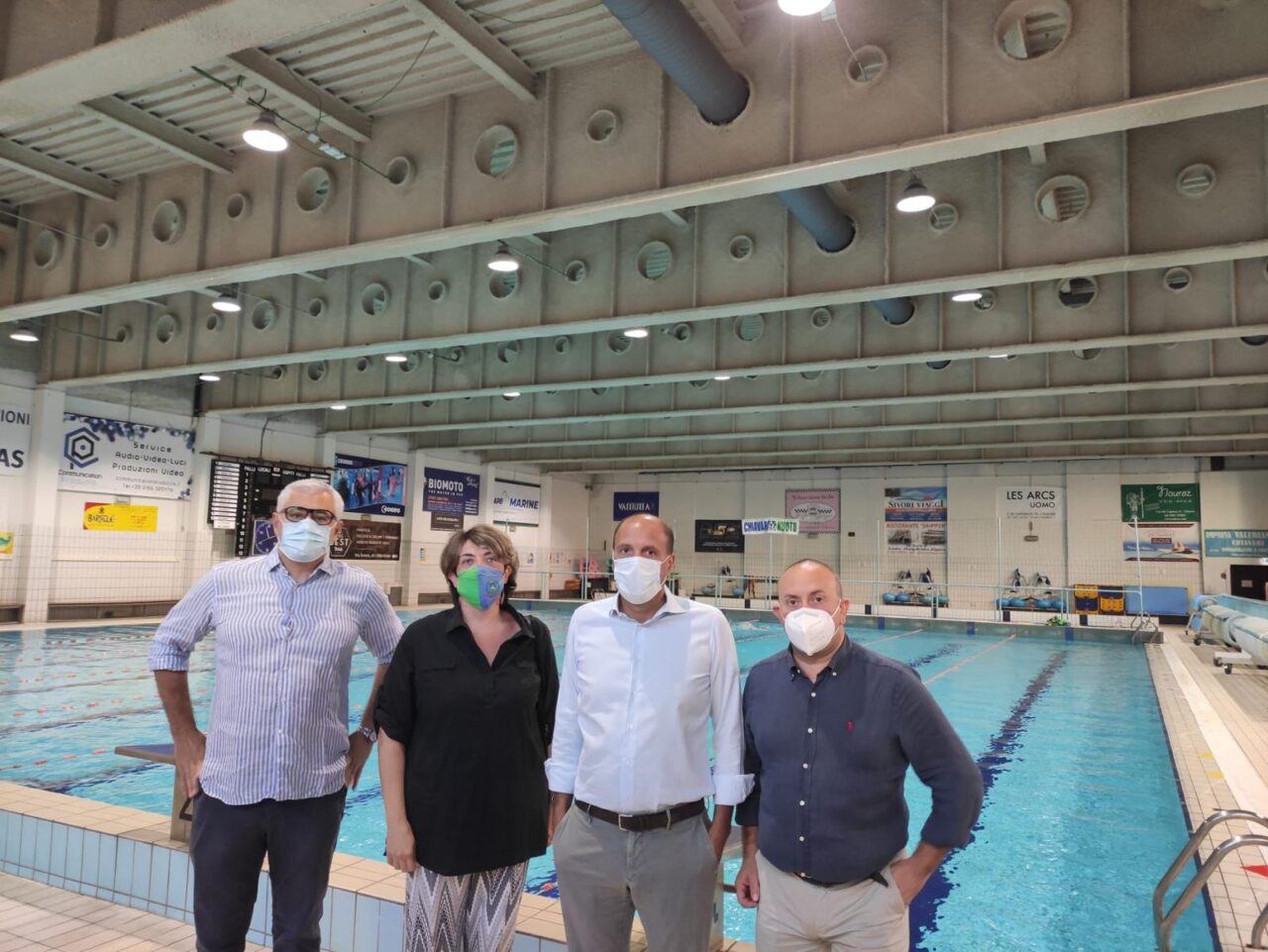 Chiavari, riapre rimessa a nuovo la piscina comunale di Largo Pessagno