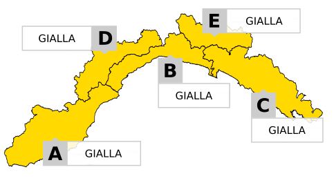 L’allerta meteo cambia, passa da arancione a gialla