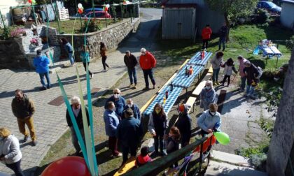 Taglio del nastro per la ciclovia