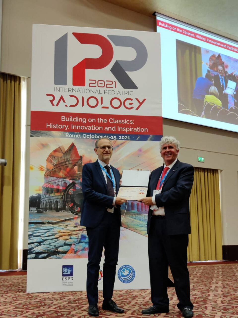 Il prof. Andrea Rossi nominato membro onorario dell’American Society for Pediatric Radiology