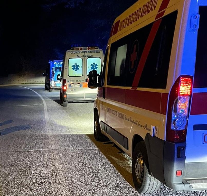 Incidente sulla sp 26 della Val Graveglia, coinvolti tre giovani