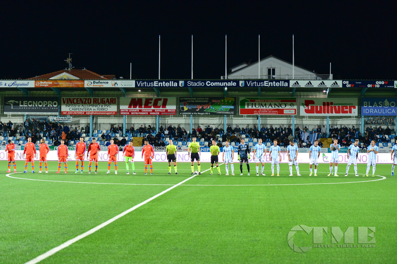 Il Pescara raggiunge l’Entella, pareggio al Comunale