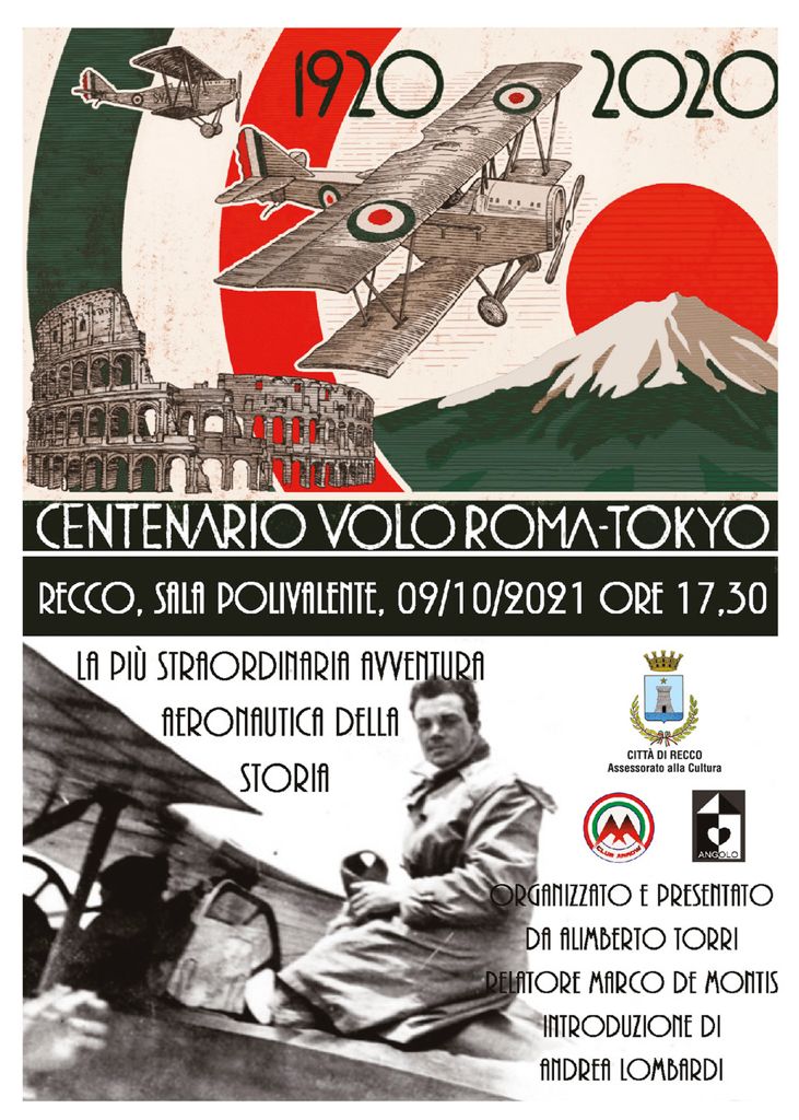 Il volo Roma-Tokyo: una conferenza per ricordare il centenario dell’impresa