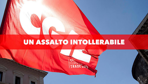 Assalto alla Cgil a Roma. La solidarietà della Uil