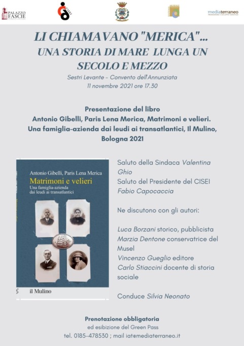 “Matrimoni e velieri”, il nuovo libro di Gibelli e Merica