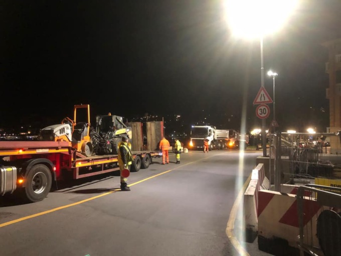 E a Rapallo si asfalta…di notte