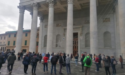Manifestazione no Green pass a Chiavari
