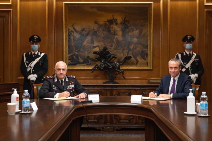 Poste e Carabinieri firmano un protocollo su sicurezza e legalità