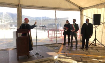 Santa Margherita, il Vescovo benedice il porto ricostruito
