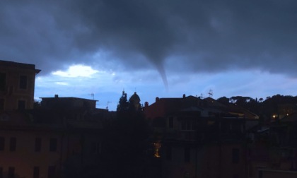 Tromba d'aria  nel Tigullio