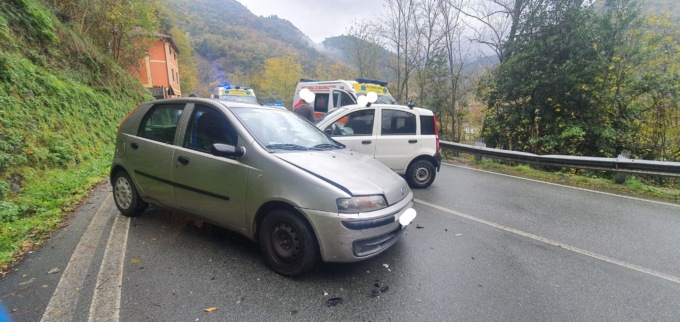 Incidente lungo la SP 586