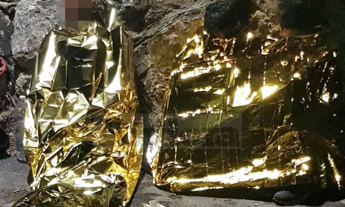 Vigili del fuoco salvano 3 tunisini stremati dalle forze nei pressi del Passo della morte