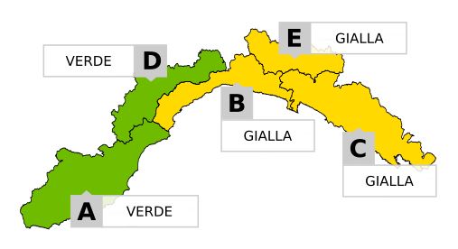 Allerta gialla oggi lunedì 1° novembre