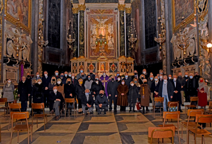 Service della diocesi a raduno per gli auguri con il vescovo
