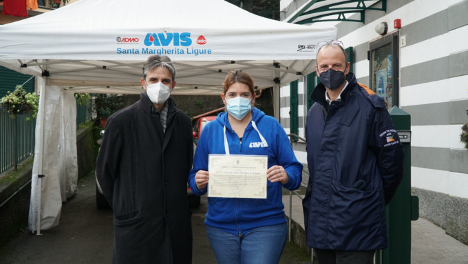 Il premio Confeugo di Santa Margherita all’Avis