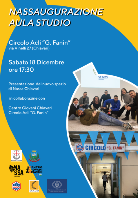 Apre a Chiavari un nuovo spazio rivolto ai giovani