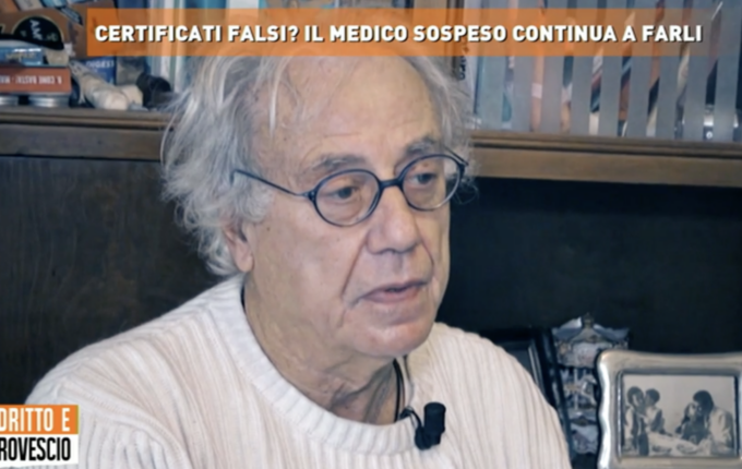 Medico No Vax, a “Dritto e Rovescio” le dichiarazioni choc di Roberto Santi