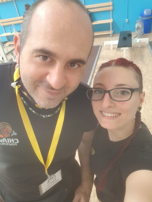 Sollevamento pesi, Jasmine Ciarlone  oro assoluto nella panca piana e record nazionale