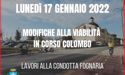 Oggi mobilità modificata in corso Colombo