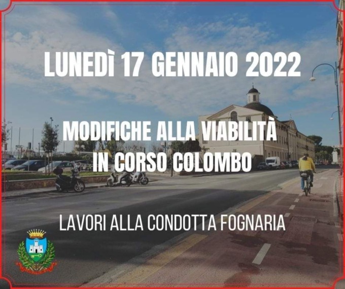 Oggi mobilità modificata in corso Colombo