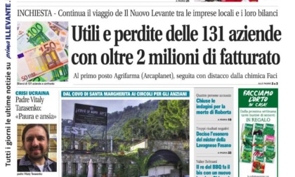 Il Nuovo Levante da oggi in edicola