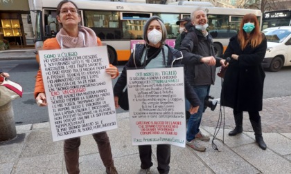 Protesta a Genova contro la diga Perfigli