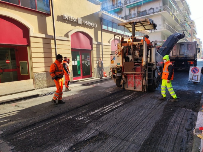 Asfaltature a Chiavari, ecco le vie interessate