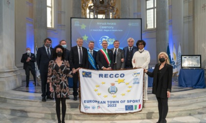 Cerimonia di consegna alla cittadinanza della bandiera "Città Europea dello Sport 2022"