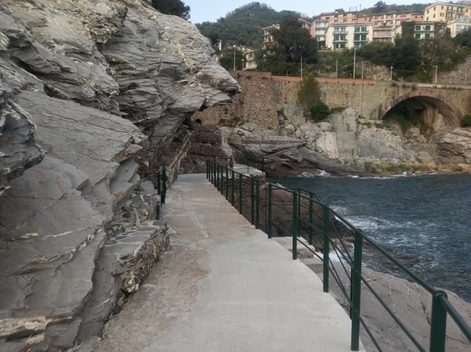 Zoagli, riapre interamente il lungomare di levante