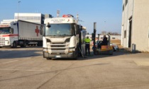 Arrivati in Friuli i primi camion partiti dalla Liguria in aiuto all'Ucraina