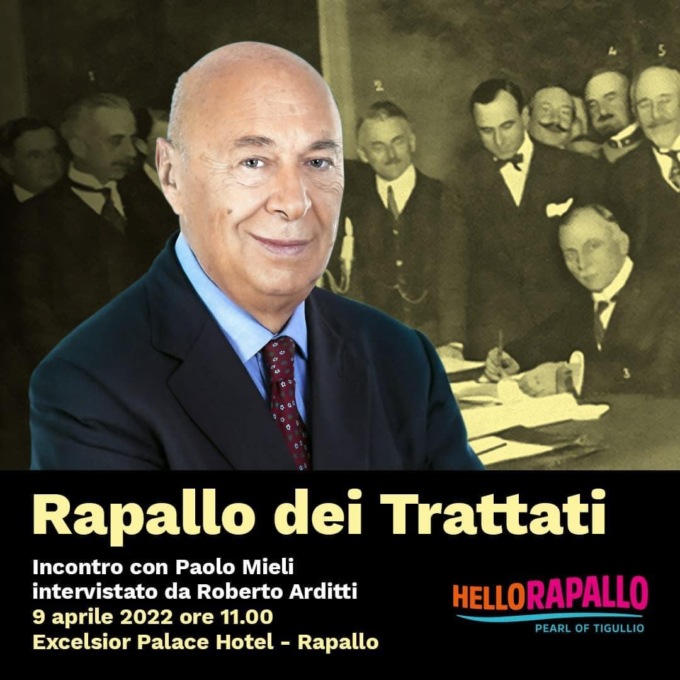 Rapallo città dei Trattati, arriva lo storico Paolo Mieli