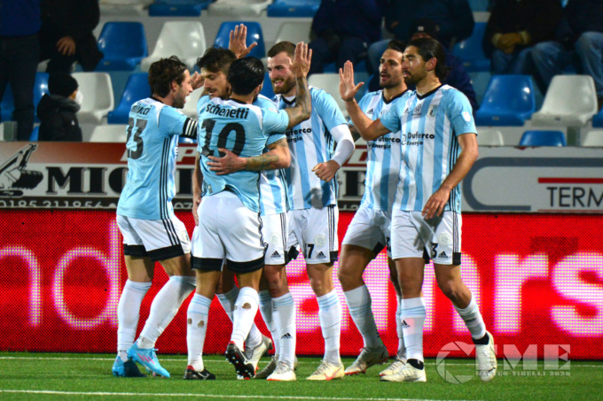 L’Entella ritrova la vittoria al Comunale contro la Carrarese