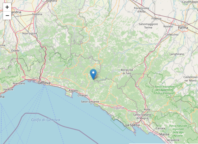 Altra scossa di terremoto avvertita nella notte nel Tigullio e nell’entroterra