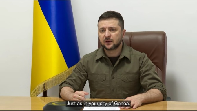 Zelensky: Mariupol come Genova, immaginatevela distrutta
