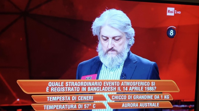 Yuri Bertolotti di Casarza “sfiora” l’impresa all’Eredità su Raiuno