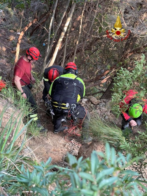 Soccorso escursionista sul sentiero per le Batterie