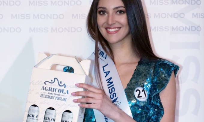 La 24enne ligure Melissa Yucel in corsa per il titolo di Miss mondo