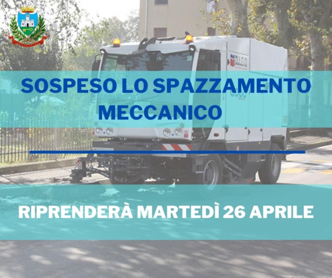 Chiavari, sospeso lo spazzamento meccanico