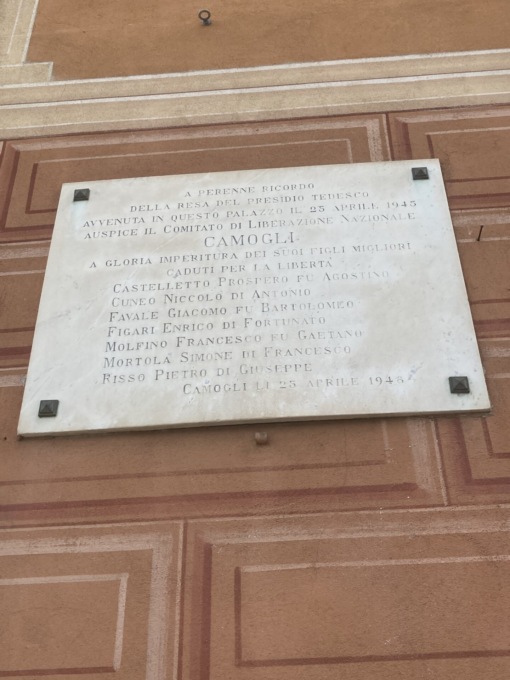Restauro per la targa in piazza Schiaffino