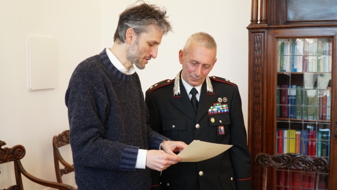 Il comandante del Nucleo Operativo Radiomobile di Santa Giuseppe Notarnicola va in congedo