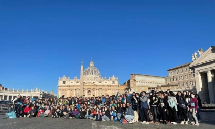 I giovani pellegrini della diocesi di Chiavari da papa Francesco