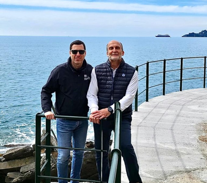 Riapre la passeggiata di Zoagli, Giampedrone taglia il nastro