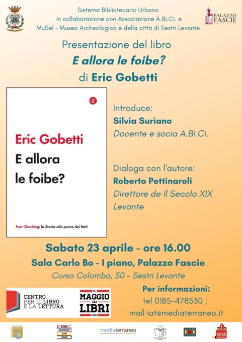 E allora le foibe?, la presentazione a Sestri Levante