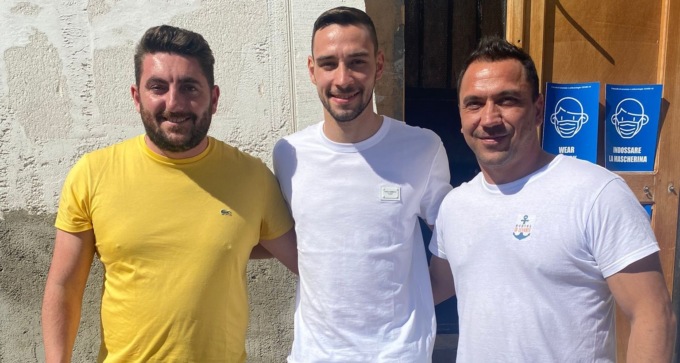 Il calciatore della Juventus e della Nazionale De Sciglio a Sestri Levante