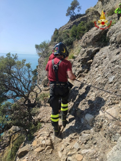 Colta da panico, soccorsa escursionista