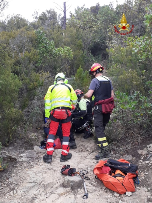 Escursionista soccorsa a Punta Manara
