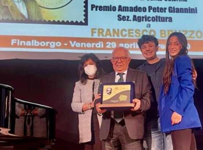 A Francesco Bruzzo il Premio Giannini per l’Agricoltura