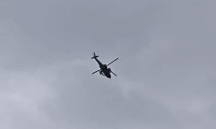 Elicotteri militari inglesi nei cieli di Sestri Levante