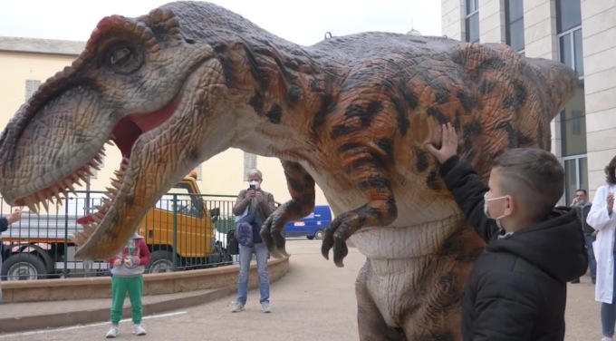 Dinosauri… all’ospedale pediatrico Gaslini